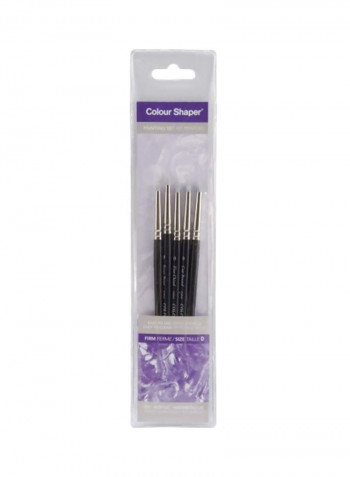 5-Piece Colour Shaper Clay Painting Set Black/Silver