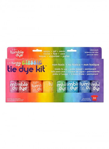 8-Piece Tie Dye Kit Multicolour