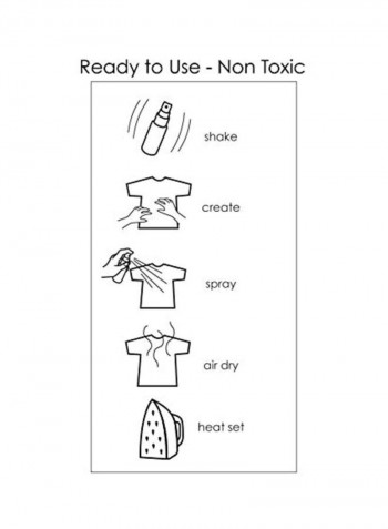 8-Piece Tie Dye Kit Multicolour