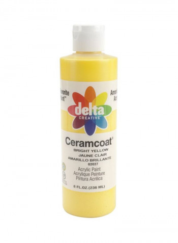 Creative Ceramcoat Acrylic Paint Bright Yellow