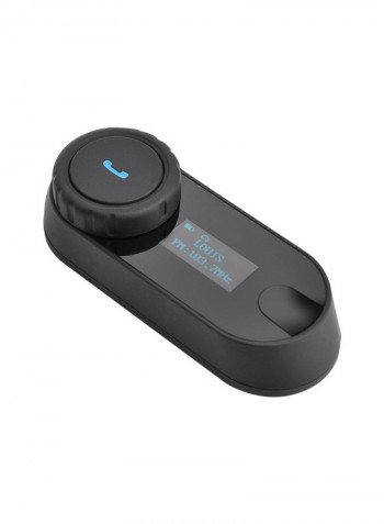 Bluetooth Intercom With Headphone Black