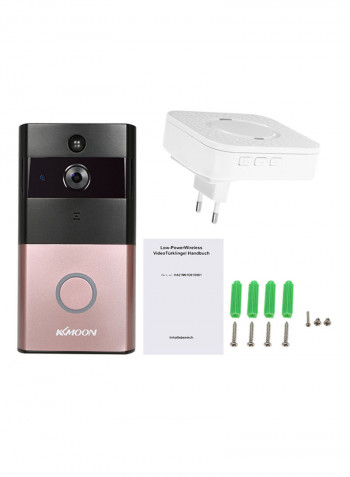 Electronic Keyless Entry Door Lock Black/Gold 1.04kg