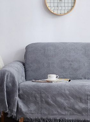 European Style Sofa Slipcover Grey 180 x 260centimeter