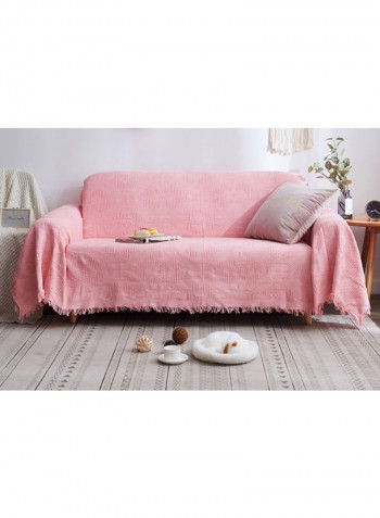 European Style Sofa Slipcover Pink 180 x 260centimeter