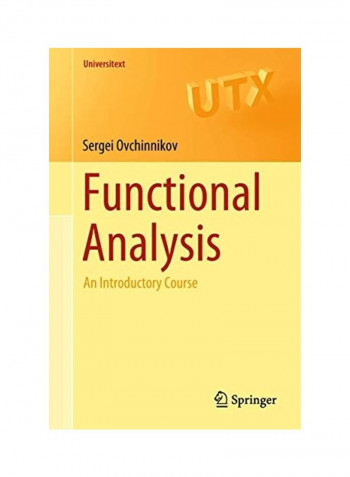Functional Analysis: An Introductory Course Paperback English by Sergei Ovchinnikov