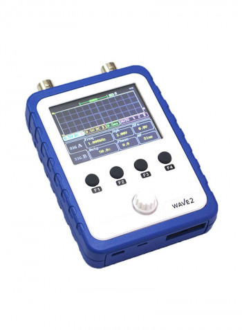 Handheld Pocket-Size Digital Oscilloscope Touch Screen Blue/White 20x6x13centimeter