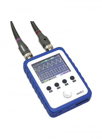 Handheld Pocket-Size Digital Oscilloscope Touch Screen Blue/White 20x6x13centimeter