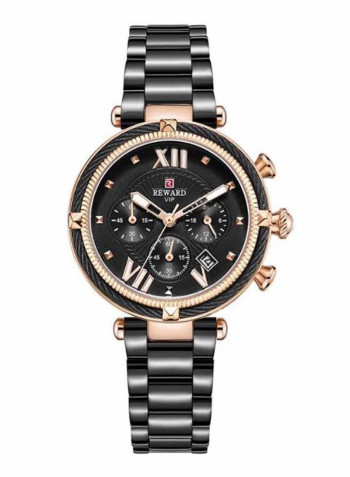 Women's Stainless Steel Chronograph Watch 8516