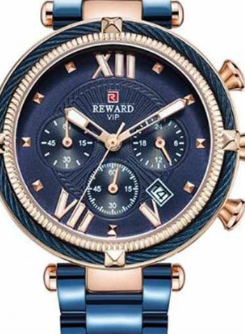 Women's Stainless Steel Chronograph Watch 8517