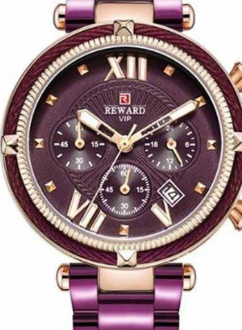 Women's Stainless Steel Chronograph Watch 8518
