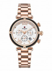 Women's Stainless Steel Chronograph Watch 8521