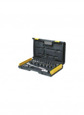 1/2” Drive Metric 12 Point Socket Set Black/Silver