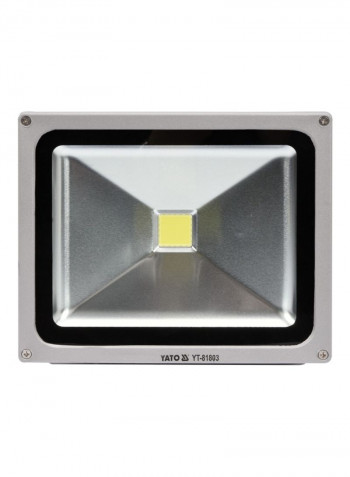 LED Flood Light Silver/Black