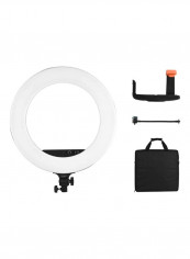 LED Photography Ring Light With Accessories 53.3x45.3x3cm White/Black/orange