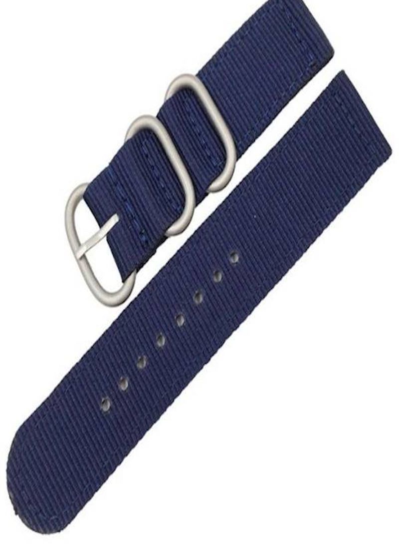 Lg G Watch W100 Premium Nylon Soft Smart Watch Band Strap Navy Blue