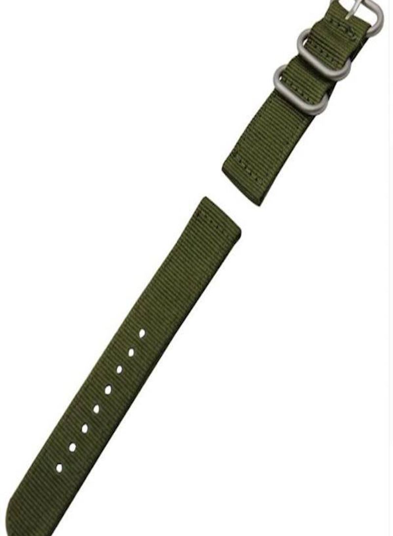 Suunto 3 Fitness Premium Nylon Soft Smart Watch Band Strap Army Green