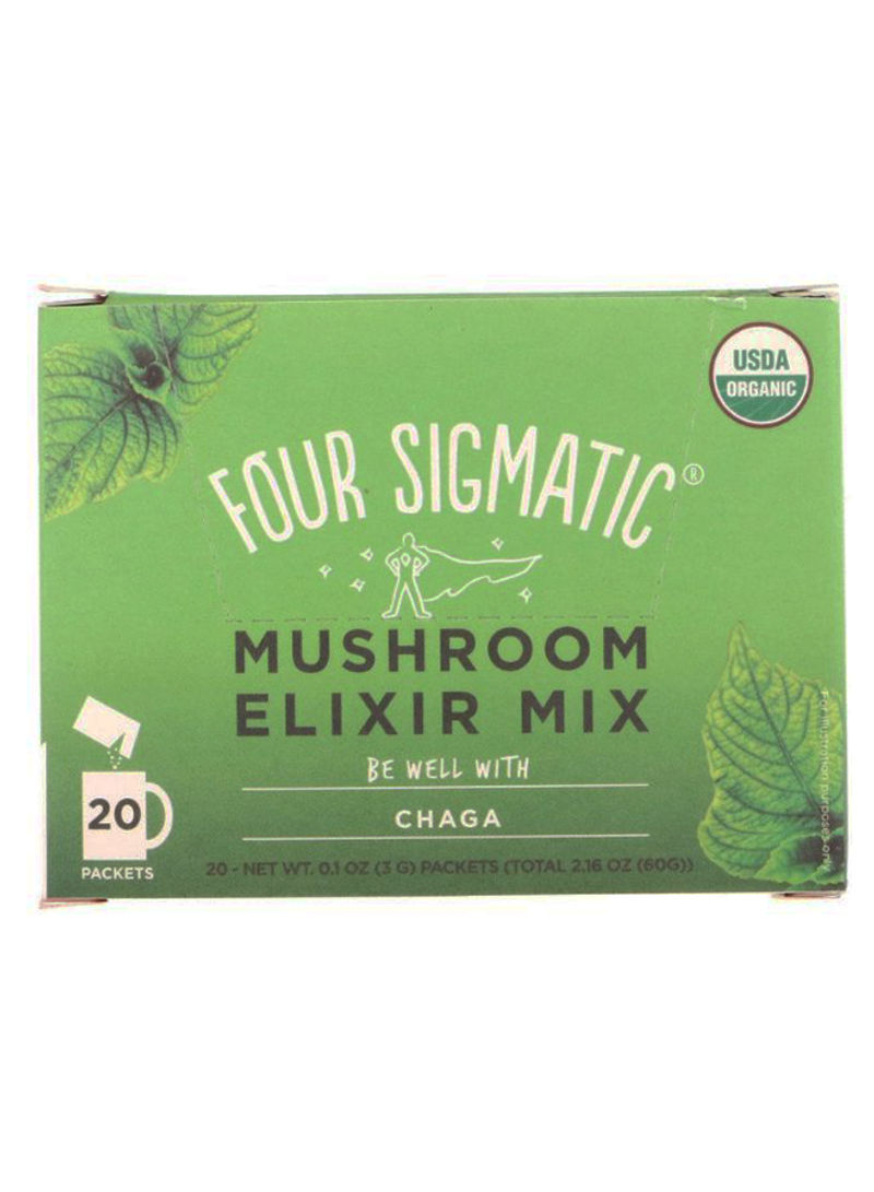 Chaga Mushroom Elixir Mix - 20 Packets 0.1ounce