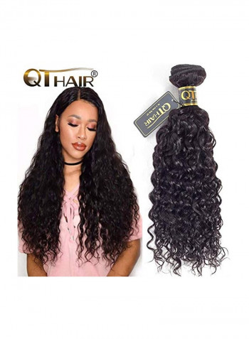 Natural Curly Hair Extension Black 20inch