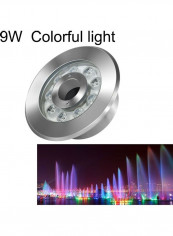 LED Stainless Steel Underwater Fountain Light Multicolour