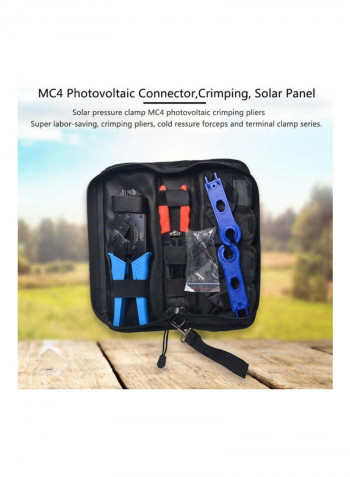MC4 Solar Terminal Crimping Tool Set Multicolour 25 x 25 x 25cm
