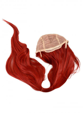 Long Silky Straight Cosplay Fashionable Hair Wig Red 40inch