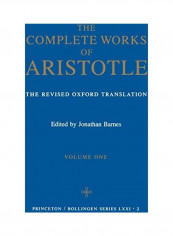 Complete Works Of Aristotle, Volume I Hardcover English by Aristotle