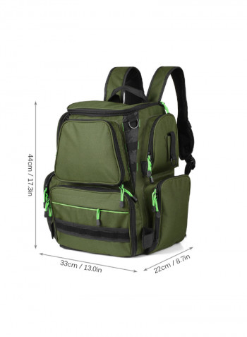 Outdoor Utility Fishing Backpack 44 x 33 x 22centimeter