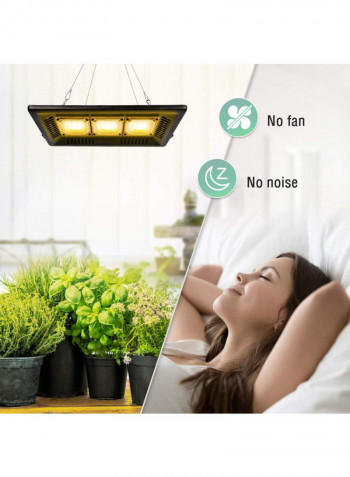 Waterproof Led Full Spectrum Grow Lights Outdoor black 41.30x5.00x27.00cm
