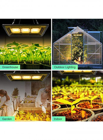 Waterproof Led Full Spectrum Grow Lights Outdoor black 41.30x5.00x27.00cm