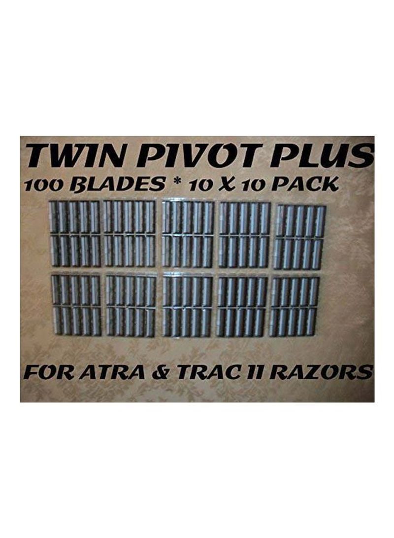 100-Piece Twin Pivot Plus Blades Black