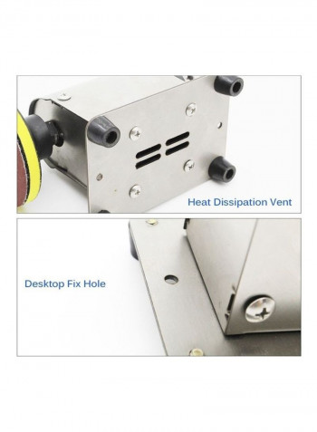 Multifunction Jewelry Rock Polishing Machine Silver