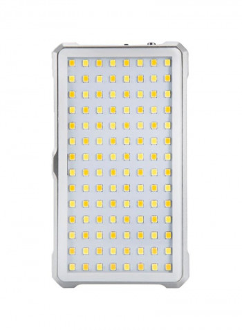 Photography Light With OLED Display For Canon/Nikon DSLR Camera 125.7x70x10.3millimeter White
