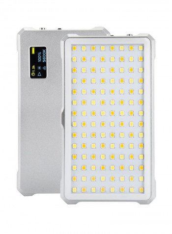 Photography Light With OLED Display For Canon/Nikon DSLR Camera 125.7x70x10.3millimeter White