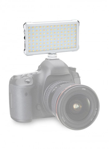 Photography Light With OLED Display For Canon/Nikon DSLR Camera 125.7x70x10.3millimeter White