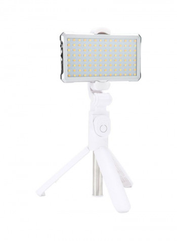 Photography Light With OLED Display For Canon/Nikon DSLR Camera 125.7x70x10.3millimeter White