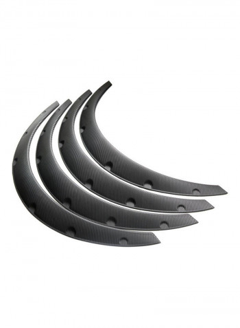 4-Piece Carbon fiber Universal Car Wheel Fender for Widening Wheels