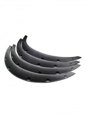 4-Piece Carbon fiber Universal Car Wheel Fender for Widening Wheels