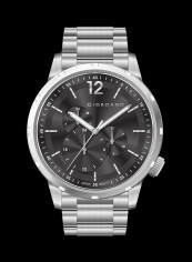 Men's Stainless Steel Strap Chronograph Wrist Watch