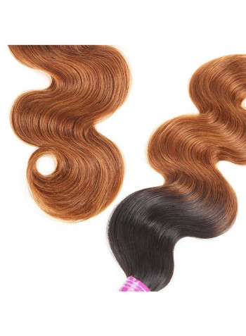 Straight Brazilian Virgin Human Hair Extension Multicolour 22inch
