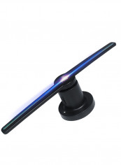 3D Holographic Display LED Fan Multicolour 46 x 14 x 14centimeter