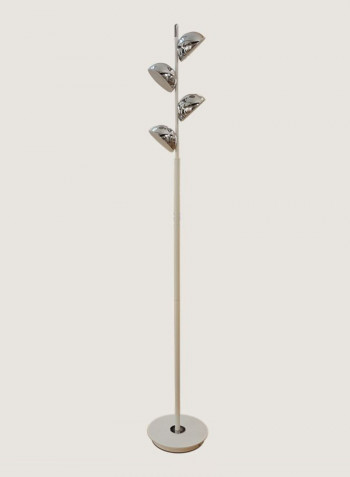 Maxx LED Floor Lamp Silver 23x23x150cm