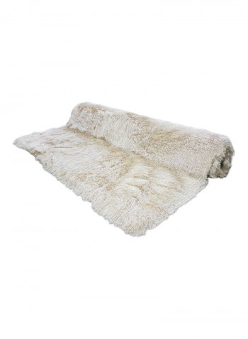 Rectangle Shaped Rug Beige/White 140x200centimeter