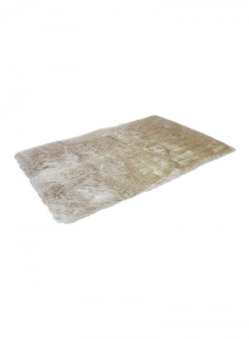 Rectangle Shaped Rug Beige/White 140x200centimeter