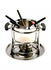 10-Piece Fondue Set Silver