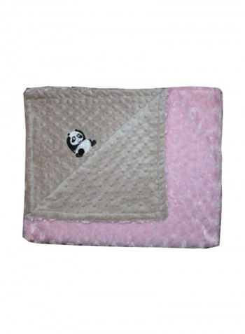 Dimple Dot Reversible Panda Printed Blanket