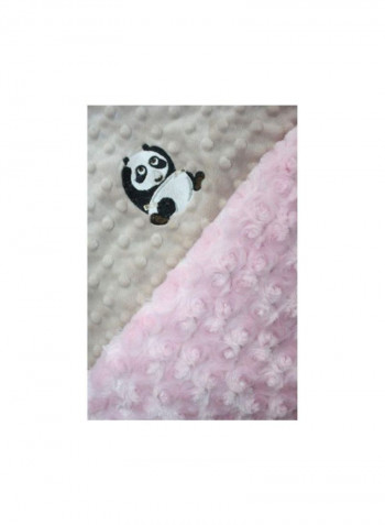 Dimple Dot Reversible Panda Printed Blanket