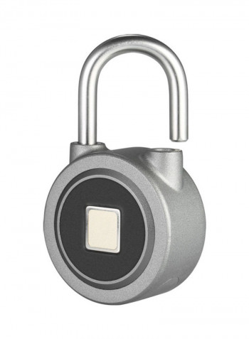 Bluetooth Fingerprint Smart Keyless Lock Silver