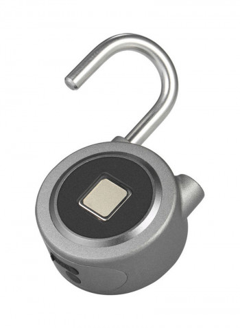 Bluetooth Fingerprint Smart Keyless Lock Silver