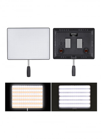Temperature LED Video Photography Light YN600 Black