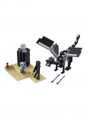 222-Piece Minecraft The End Battle 21151 Building Kit
